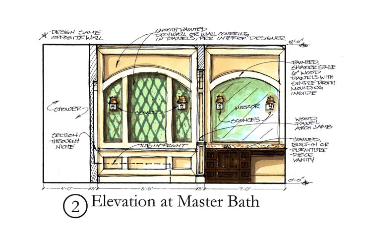 Master Bath Rendering